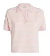 Sporty And Rich Sporty & Rich Src Terry Polo Shirt In Pink