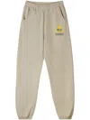 Sporty And Rich Country Club Cotton Track Pants In Grey