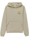 Sporty And Rich Country Club Logo-print Hoodie In Grey