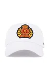 Sporty And Rich Crest-patch Baseball Cap Hat In White