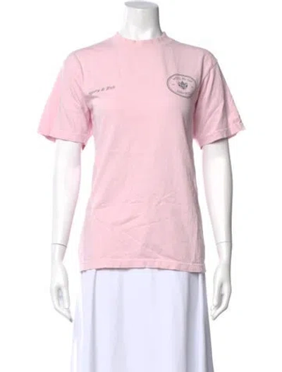 Pre-owned Sporty And Rich Crew Neck Short Sleeve T-shirt In Purple