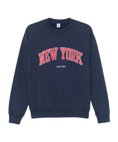 SPORTY AND RICH CREW NECK SWEATSHIRT