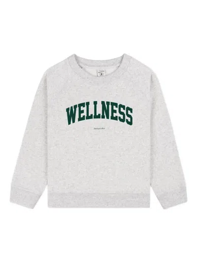 Sporty And Rich Sporty & Rich Kids Wellness Sweatshirt In Gray