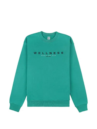 Sporty And Rich Crew-neck Sweatshirt In Green