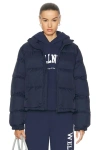 SPORTY AND RICH CROWN LA PUFFER JACKET