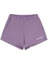 Sporty And Rich Health Initiative Cotton Shorts In Purple