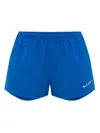 Sporty And Rich Disco Logo-print Shorts In Blue