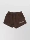 Sporty And Rich 1800 Health Cotton Shorts In Brown
