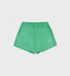 Sporty And Rich Disco High Waist Shorts In Verde/white