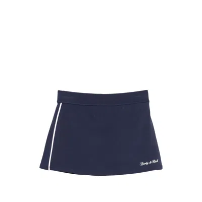 Sporty And Rich Sporty & Rich Dknaw Shorts In Navy