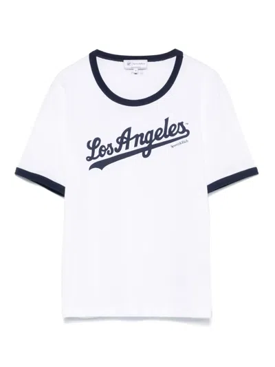 Sporty And Rich Dodgers Ringer Tee In White