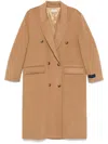 Sporty And Rich Double Faced Db Coat In Brown