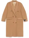 Sporty And Rich Double Faced Db Coat In Brown