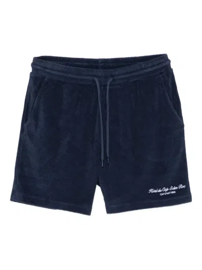 Sporty And Rich Drawstring Shorts In Blue
