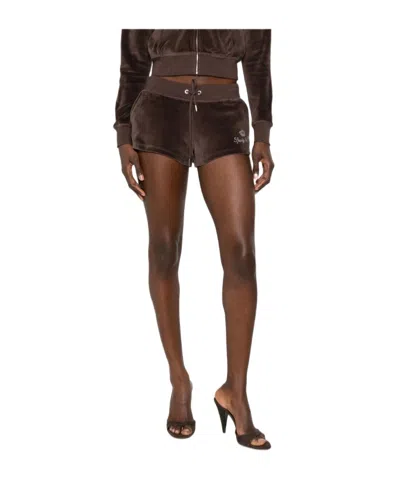 Sporty And Rich Drawstring Shorts In Brown