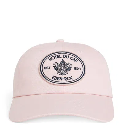 Sporty And Rich Eden Crest Baseball Cap In Pink