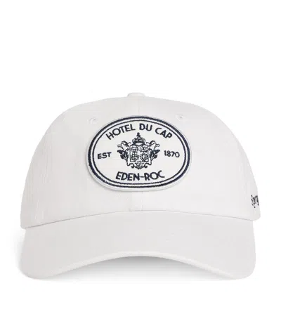 Sporty And Rich Eden Crest Baseball Cap In White