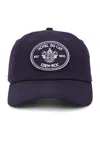 Sporty And Rich Eden Crest Hat In Navy & White