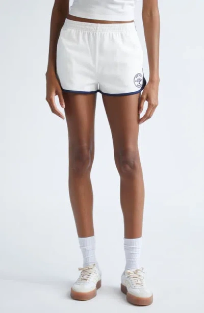 Sporty And Rich Cotton Shorts In White