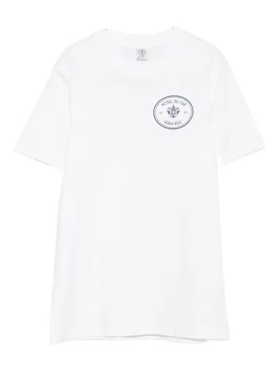 Sporty And Rich Eden Crest Kennedy T-shirt In White