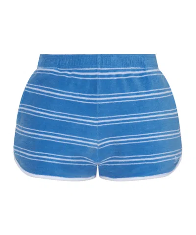 SPORTY AND RICH ELASTIC WAIST SHORTS