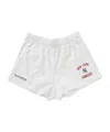 Sporty And Rich Elastic Waist Shorts In White