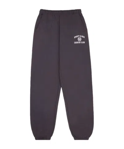 Sporty And Rich Elastic Waist Sweatpants