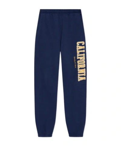Sporty And Rich Elastic Waist Sweatpants