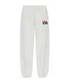 Sporty And Rich Elastic Waist Sweatpants In White