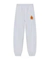 Sporty And Rich Elastic Waist Track Pants In Gray