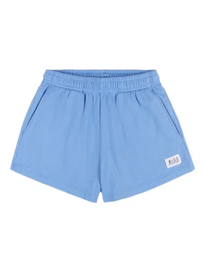 Sporty And Rich Elasticated-waist Shorts In Blue
