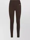 Sporty And Rich Brown Runner Script Leggings