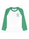 Sporty And Rich Emblem Cotton Graphic Baseball Shirt In White