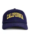 SPORTY AND RICH EMBROIDERED CALIFORNIA BASEBALL CAP