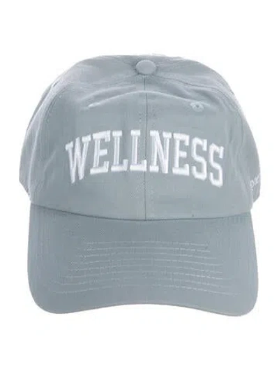 Pre-owned Sporty And Rich Embroidered Canvas Baseball Cap W/tags In Blue