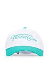 Sporty And Rich Embroidered Cotton Cap In White