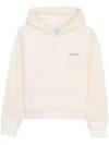 Sporty And Rich Embroidered-logo Polar Sweatshirt In Neutrals