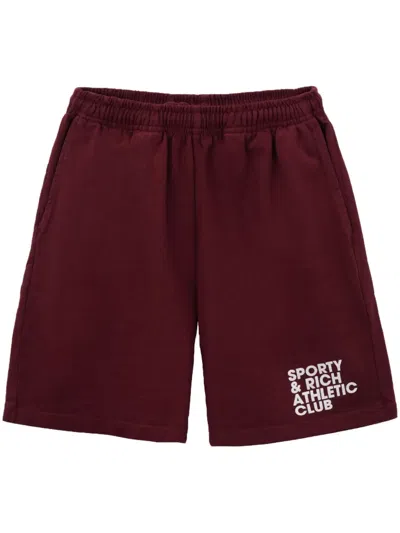 Sporty And Rich Exercise Often Gym Shorts In Red