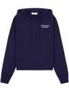 Sporty And Rich Faubourg Cashmere Hoodie In 蓝色
