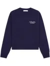 Sporty And Rich Faubourg Cashmere Hoodie In Blue