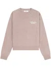 Sporty And Rich Faubourg Cashmere Jumper In Neutrals