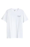 Sporty And Rich Sporty & Rich X Le Bristol Paris Faubourg Cotton Graphic T-shirt In White