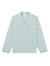 Sporty And Rich Faubourg Striped Pajama Shirt In Grey