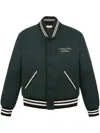Sporty And Rich Faubourg Wool Varsity Jacket In Green