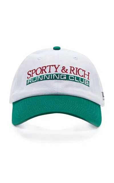 Sporty And Rich Finish Line Hat In White