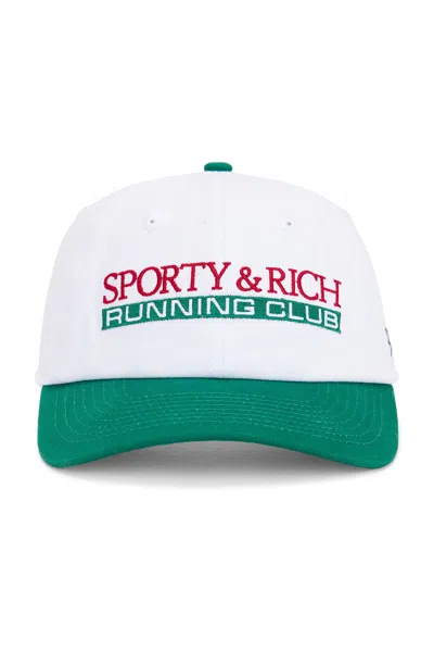 Sporty And Rich Finish Line Hat In White