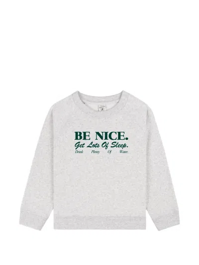 Sporty And Rich Kids' Graphic Crew-neck Sweatshirt In Gray