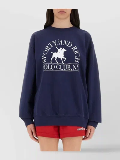 Sporty And Rich Sporty & Rich "polo Club" Sweatshirt Unisex