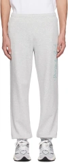 SPORTY AND RICH GRAY FRENCH SWEATPANTS