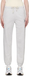 Sporty And Rich Gray S&r Lounge Pants In Heather Gray